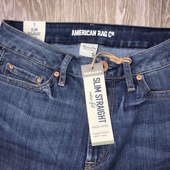 NWT American Rag Size 5 Cropped Ankle Jeans - Picture 2 of 6